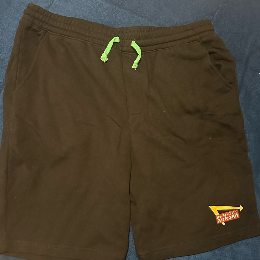 In-N-Out Burger Black XL sweatpant shorts